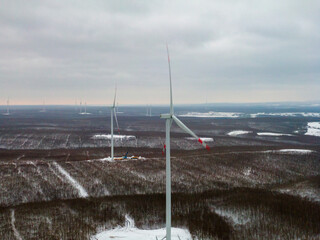 Power energy production,Drone,Wind Power, Sustainable Energy