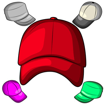 baseball cap vector illustration