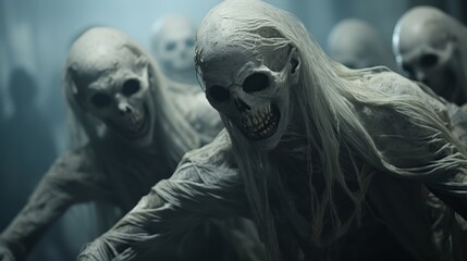 Terrifying Ghouls.generative ai
