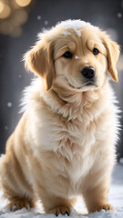 Obraz premium golden retriever portrait