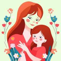 Abstract Art Vectors with a Mother's Day Theme