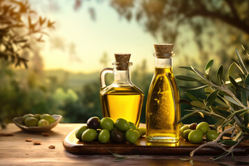 Olive oil close-up