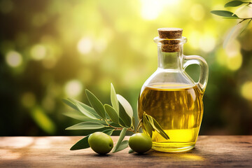 Olive oil close-up