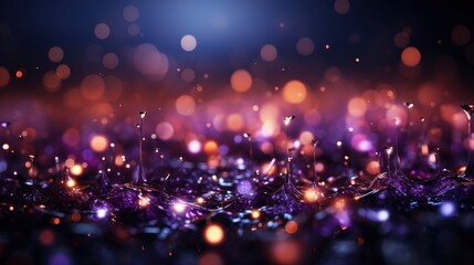 Fototapeta na wymiar Gradient violet glowing particles background , Background Image,Desktop Wallpaper Backgrounds, HD