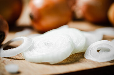 Fresh chopped onion.