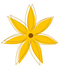 Aesthetic Sunflower Shape