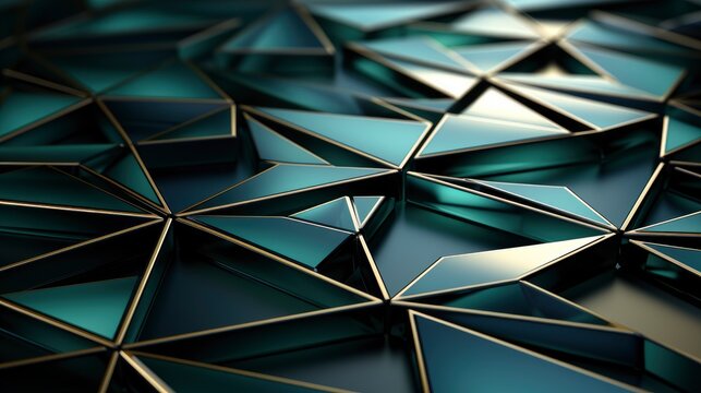 Green abstract geometric background , Background Image,Desktop Wallpaper Backgrounds, HD
