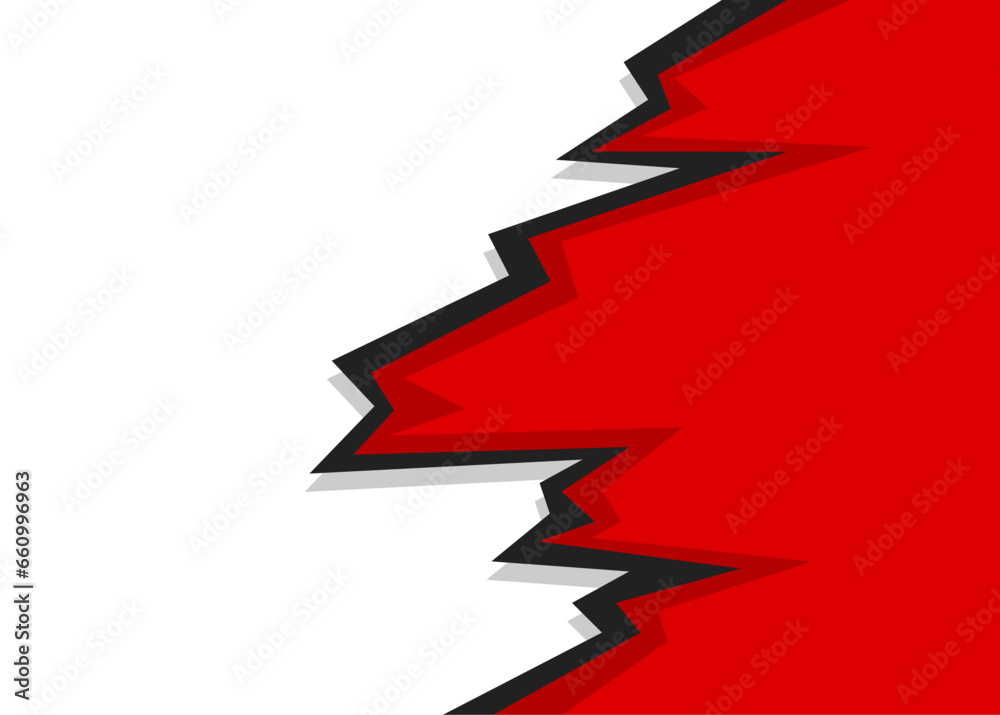 Poster Abstract background with gradient jagged edge pattern and with some copy space area