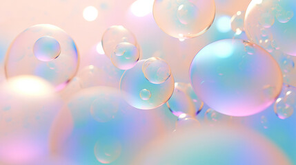 Whimsical Dance of Bubbles: A Dreamy Spectacle,abstract background with bubbles,abstract colorful background,soap bubbles