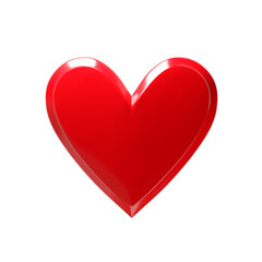 3D emoji Heart PNG transparent