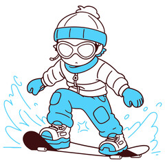 Boy Snowboard