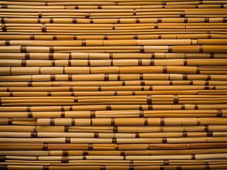 bamboo background. close up of wooden wall.