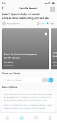Event Finder and Festival and Concert Booking Mobile App UI Kit Template