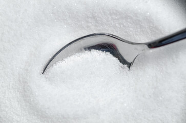 Salt background . Top view .