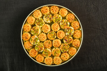 A box of assorted Arabic sweets with pistachios-7.jpg