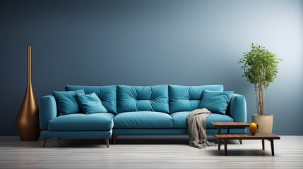 Fototapeta na wymiar modern interior with sofa