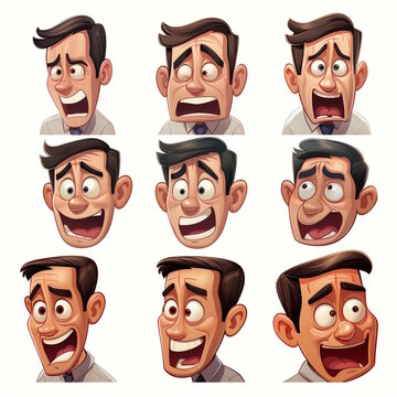 Joyful Guj Cartoon - Professional Design