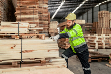 Determined woodworker measures, shapes, and balances wood with precision using hand and power tools