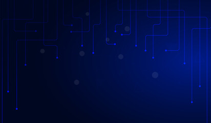 blue technology abstract trendy background