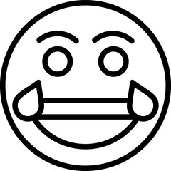 joy Line Icon pictogram symbol visual illustration