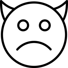 mouth Line Icon pictogram symbol visual illustration