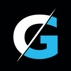 G Letter Logo design, G Letter Logo Vector Art, vector icon, icon vector, Letter Vector, abstract logo, Alphabets logo, T-shirt design, Typography t-shirt design, Logo design ideas,