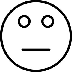 sad Line Icon pictogram symbol visual illustration