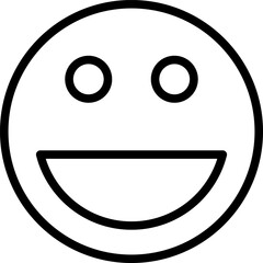 Smiley Emoji Emoticon Line Icon pictogram symbol visual illustration
