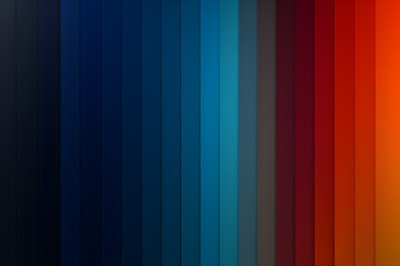 Vertical gradient stripes transition from dark to vibrant hues - obrazy, fototapety, plakaty