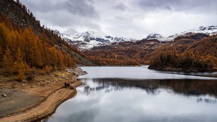 Fototapeta na wymiar lago Devero, Piemonte