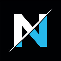 N Letter Logo design, N Letter Logo Vector Art, vector icon, icon vector, Letter Vector, abstract logo, Alphabets logo, T-shirt design, Typography t-shirt design, Logo design ideas,
