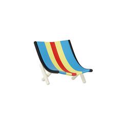beach sand chair 3D summer icons can be used in various digital and design contexts. They might appear as part of mobile app icons, website graphics, or in marketing materials for summer produts