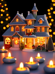 Fototapeta na wymiar festive whimsical holidaythemed decoration