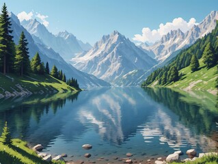 A Mountain Lake