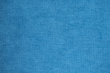 Texture of blue decorative pillow fabric