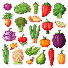 set of vegetables icon