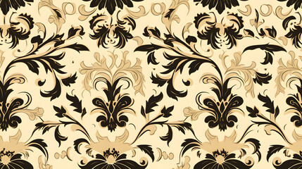seamless pattern with elements, Generative Ai