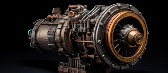 AI printer creates model jet engine with metal and plastic