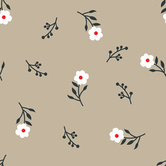 seamless vector lives design pattern on pink background