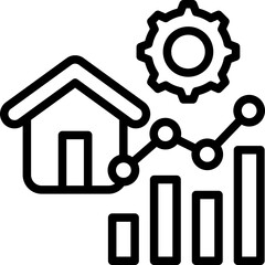 Real Estate Outline Icon