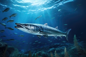 Obraz premium Large Fish Swimming in the Ocean