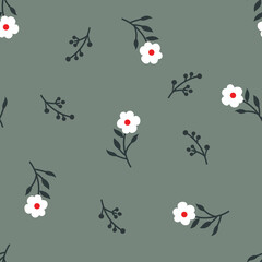 seamless vector lives design pattern on pink background
