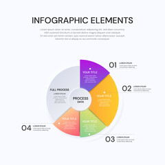 Obraz premium Vector infographic label design with icons.