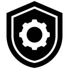 Insurance Glyph Icon