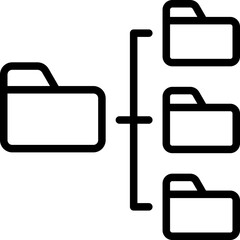 Folder Outline Icon