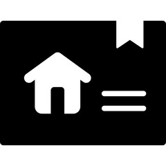 Certificate Glyph Icon