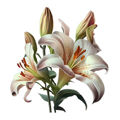 Lily's Delight: A Botanical Symphony in Color