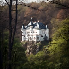 castle in the forest