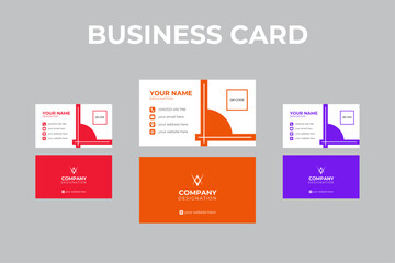 colorful business card design,horizontal vector,layout in rectangle size,double sided vector business card design formal vector design,modern business card template.professional visiting card