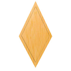 wooden rhombus wooden panel wood diamond